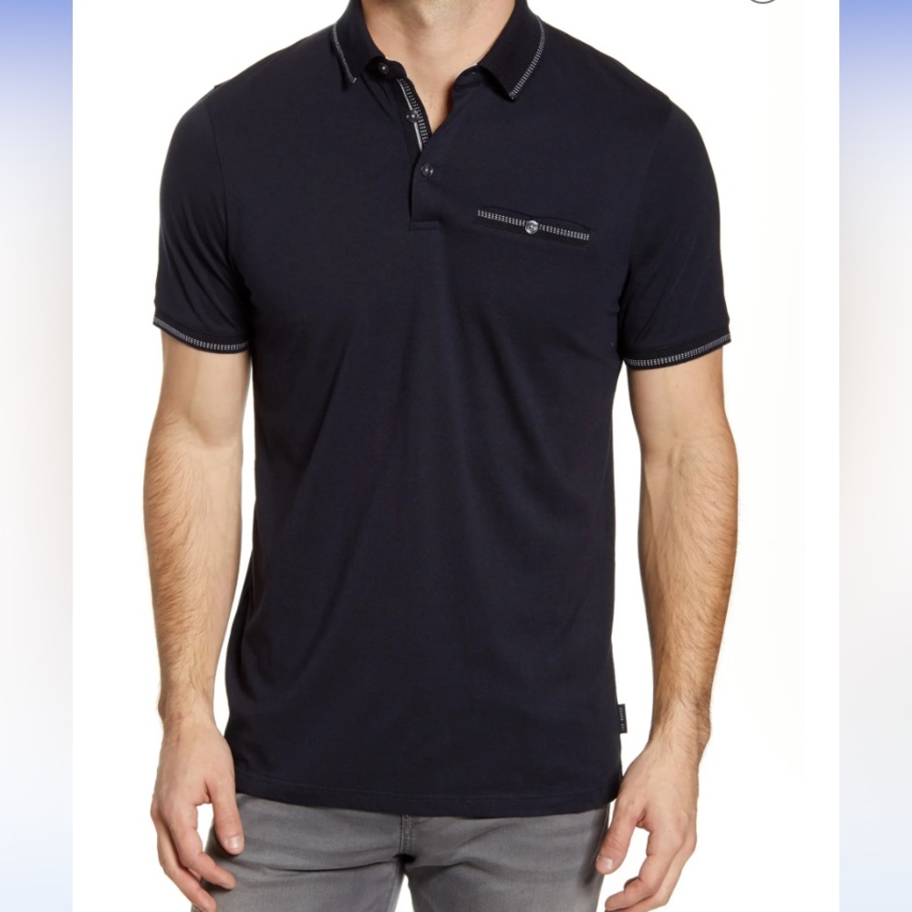Mens Ted Baker polo, short sleeve, XL